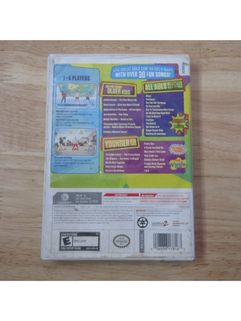 Lot of 2 - Just Dance Kids 2 & 2014 Nintendo Wii